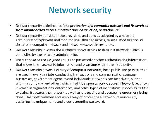 What is Network Security?